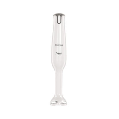 Havells Duro Blend 300 W Hand Blender | Low Noise Copper DC Motor | Rust-Free 304 SS Blades | Double Wall |Detachable Stem | 2 Speed Settings | Double Bush Technology | 2 Years Warranty