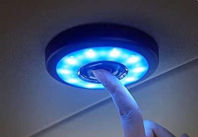 Car Accessories Interior Ornament Touch Type Night Light Car Roof Ceiling Magnet Lamp Automobile Interior Reading Light.