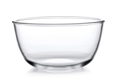 CELLO Ornella Toughened Glass Mixing Bowl, 1500 ml | Microwave & Dishwasher Safe | Clear, Scratch-Resistant Transparent Glass