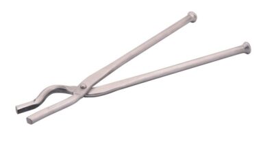 HAZEL Stainless Steel Pakkad | 9 mm Heavy-Duty Chimta/Tongs Utensil Holder | Heat-Resistant Kitchen Tool for Hot Vessels | Durable & Rust-Free | Silver