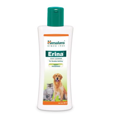 Himalaya Erina Coat Cleanser for Dogs & Cats – Anti-Tick & Flea Neem + Dill Seed Oil Formula | Reduces Hairfall, Relieves Itching & Promotes Healthy Skin (200 ml)