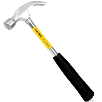 Buildskill 8 Oz Steel Shaft Claw Hammer – Forged Steel Head, Ergonomic Grip & Fiberglass Handle