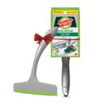 Scotch-Brite Plastic Combo | Kitchen Sink Brush with Refill + Kitchen Wiper | Black | Ergonomic & Refillable