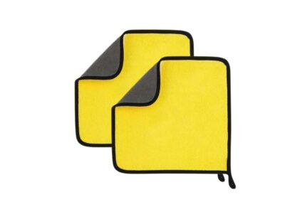 Car Accessices Cleaning - 800 GSM | Microfiber Car Cleaning Towel - Ultra-Thick, Dual-Sided Plush Cloth for Car Washing, Polishin – Scratch, Free, Absorbent Auto Care Accessory (Pack of 2)