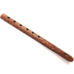 Karaft wila Flute Carving Wooden Player Bansuri Lord Krishna New Musical Instrument Flutes With beautiful carving pure sheesham wood
