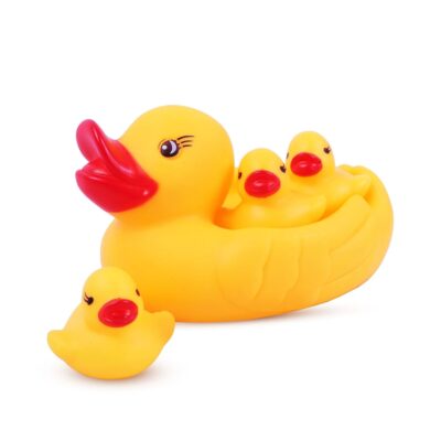Toyshine Chu Chu Duck Bath Toy Set – 3 Pcs, Yellow