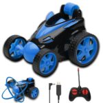 Gooyo DB2060 RC 360° Stunt Car – Rechargeable with Remote (Blue)