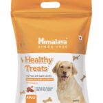 Himalaya Healthy Dog Biscuit Treats for Adult Dogs – Chicken Flavor | Enriched with Flaxseed & Gokshura for Skin & Coat Health | Training & Rewards (900 g)