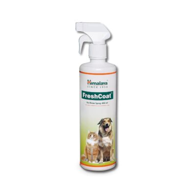 Himalaya Fresh Coat for Dogs & Cats – No-Rinse Spray for Quick Freshness | Antiseptic, Antibacterial & Insect-Repellent Formula | 400 ml