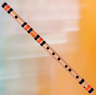 HARIPRASAD Flutes Professional D Natural Medium Right Hand Bansuri Musical Instrument Size 17 inches for Beginners
