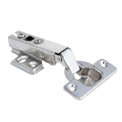 Godrej Soft Closing Concealed Cabinet Hinges – Slip-On Full Overlay Design, Nickel Plated (Set of 1)