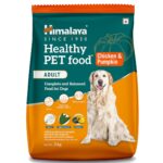 Himalaya Healthy Pet Food for Adult Dogs – Chicken & Pumpkin Flavor | 100% Complete & Balanced Dry Dog Food with Herbal Enrichment (3 kg Pack)