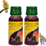 VAYINATO Birds Care Herbal Plus Tonic | Health Supplement for All Birds | Liver Protection & Immunity Booster (60 ml, Pack of 2)