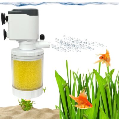 Jainsons Pet Products SOBO WP-1300A Submersible Aquarium Internal Filter – 4W, 400 L/H | 4-in-1 Power Filter for Freshwater & Saltwater Tanks (6 Inch)
