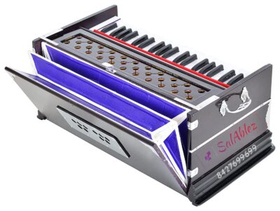 Best Harmonium 7 Stopper, Double Bellow, 39 Key, Two Reed(Bass-Male),3 1/4 Octave Folding Portable Harmonium Orignal Indian Music Art Instrument Classical Sound System With Free Bag
