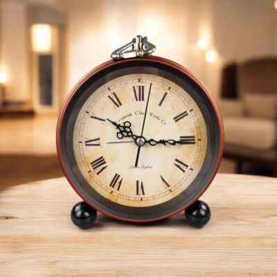 Kadio Vintage Style Metal Alarm Clock
