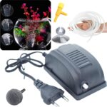 COLOURFUL Aquarium Air Pump – Mini Aerator Oxygen Pump for Fish Tanks & Ponds | 2.5W (1-Way BL-106) with Accessories, 180 L/H
