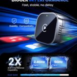 Car Accessories 2025 - Wireless CarPlay Adapter | Android Auto Wireless Adapter | 2-in-1 CarPlay & Android Auto | Bluetooth 5.3 & 5.8GHz WiFi | Cortex A7 Pro