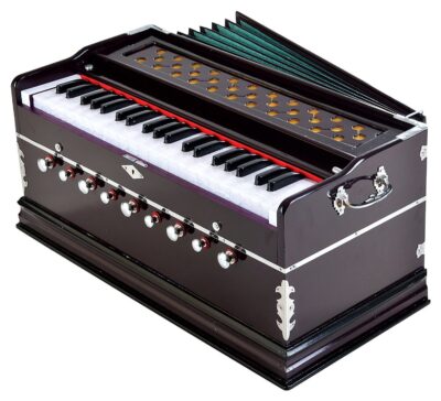 Best Harmonium 9 Stopper, Chudidaar Bellow, 42 key, Two reed, Bass Male, Harmonium with Cover