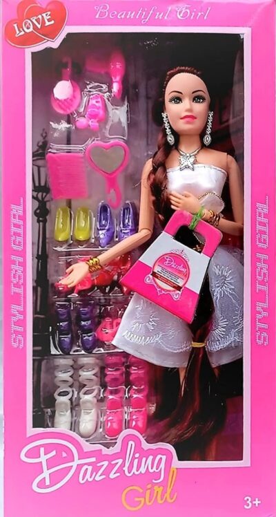 Niku Dazzling Doll with Accessories – Moveable Arms & Legs
