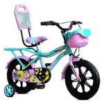 Leader Buddy 14T Kids Cycle with Training Wheels – Sea Green & Light Pink