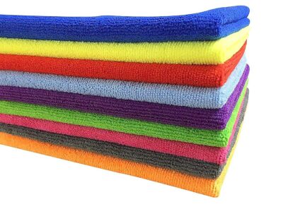 Microfiber Export Rejected Cloths Going Cheap! 6 pcs 40X60 cms Assorted Colour Thick Lint & StreakFree Multipurpose Cloths for Car Bike Cleaning Polishing Washing & Detailing.