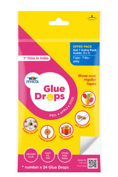 Fevicol Glue Drops – Multipurpose Instant Adhesive Dots (Offer Pack)