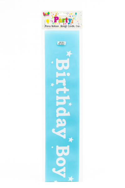 Birthday Boy Sash | Blue Party Wear Decoration | Birthday Celebration Accessory