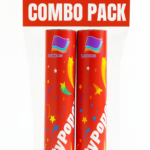 Party Popper Combo Pack | Set of 2 Confetti Shooters | 30 cm Celebration Poppers for Parties, Weddings & Events