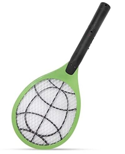 Ephemeral Rechargeable Mosquito Killer Racket | Electric Fly Swatter Bat | Handheld Insect Zapper (Multicolor, Pack of 1)