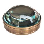 Vintage Desk Magnifier Glass Paperweight