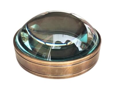 Vintage Desk Magnifier Glass Paperweight