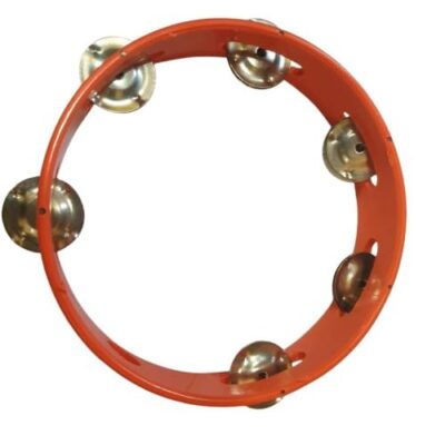 Gosaimusical Tambourine Hand Percussion Musical Instrument 8 Inch Without Skin/Head Khanjari Fibre Daffli Indian Musical Instrument