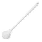 Silicone Bottle Cleaning Brush, 360 Degree Rotational, Flexible Soft Bristle, Long Handle Cleaning Brush for Jar, Cup, Glass Mug Container and Kitchenware (29 × 5.5 × 1cm) Pack of 1