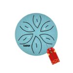 UAPAN Steel Tongue Drum 6 Note, 3 inch Percussion Instrument Handpan Drum with Bag, Music Book and Mallets for Kids and Adults Meditation Musical Education Concert Mind Healing Yoga
