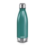 Milton Duo DLX 500 Thermosteel Water Bottle, 500 ml, Matt Green | 24 Hr Hot & Cold | Leak Proof | ISI Certified | Rust Proof | Double Wall Vacuum Insulated | Ideal for Office, Gym & School