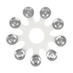 CLUB BOLLYWOOD Metal Hi Hat Tambourine Sturdy Drum Parts for Stage Performance Bar Ensemble|Musical Instruments & Gear | Percussion | Hand Percussion