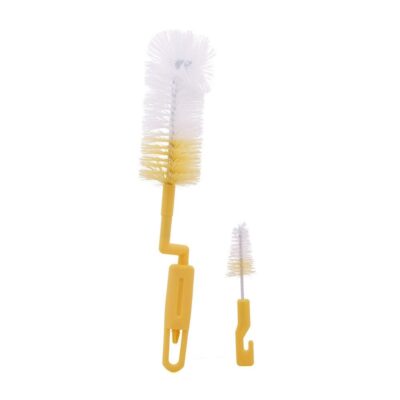 Morisons* babydreams THE CHOICE OF SMART MUMS Rotary Bottle Plastic Cleaning Brush, Yellow