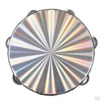 STYLEHEAVEN 2XCompact Double Laser Surface Music Tambourine Percussion Tamborine Drum|Musical Instruments & Gear|Percussion|Hand Percussion|Tambourines