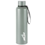 Milton Aura 1000 Thermosteel Bottle, 1 Litre, Light Green | 24 Hr Hot & Cold | Leak Proof | ISI Certified | SS304 Stainless Steel | Rust Proof | Ideal for Office, Gym, Travel & Home Use