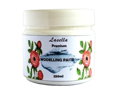Lasella Texture Sculpture Paste 250 ml for Texture Painting, White Finish, For Art and Craft, DIY Activities and more,Non Toxic, Ideal for Range of Surfaces, For Sculpture Painting, 3D and Relief Art