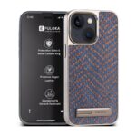 PULOKA Kickstand Armor Hybrid Case for iPhone 15 (Blue)