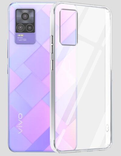 Jkobi Anti-Yellow Clear Back Cover for Vivo Y73