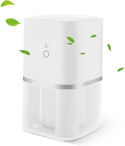 STAR WORK Air Purifier for Bedroom, Living Room & Office – Ultra-Quiet Air Cleaner with Multi-Layer Filtration, Activated Carbon, Molecular Sieve & Ionizer – Removes Dust, Allergens, Smoke & Odors.