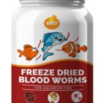 BOLTZ Freeze-Dried Blood Worms Fish Food – 25 g – Protein-Rich Natural Treat for Bettas, Tetras, Arowana, Flowerhorn & Oscar – Enhances Color, Appetite & Immunity – Made in India