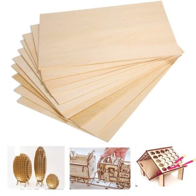 PD Craftozone Square Premium MDF Pine Wood 12 inch MDF Boards for Art and Craft - 2.6mm Unfinished Square Wood Slices for Resin Art, Mandala Art,Pyrography, Painting (12 inch x 12 inch, 15)