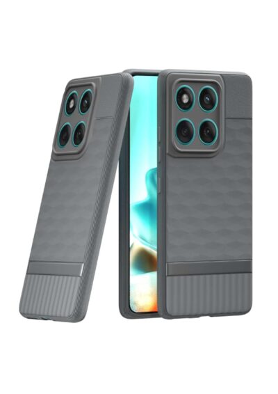 Amazon Basics TPU Soft Back Cover for Moto Edge 60 Fusion 5G (Gray)