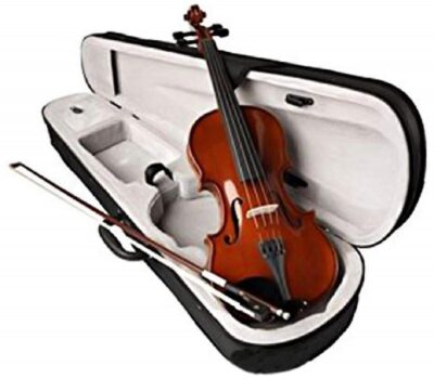 Salable Indian Maple Wood Handmade Violin 4/4 Vivaldi Acoustic Violin Full Size with Bow, Rosin, Carrying Hard Case, Instrument for Beginners, Boys, Girls, Children, Kids with Hard Case Bow and Rosin