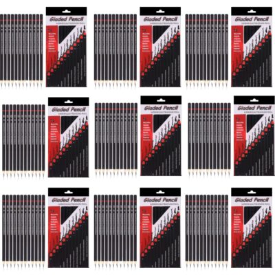 Corslet 108 Pcs Drawing Pencil Set of 12 Pcs with Pack of 9 Pcs Art Supplies for Artist Sketch Shading Graphite Pencils Set for Kids Drawing Kit for Beginners Professional Drawing Sketching & Shading