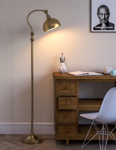 Standing Reading & Task Light for Living Room, Bedroom, Office